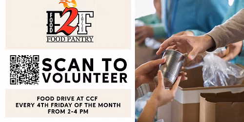 \ud83c\udf4e Food Drive at CCF! \ud83c\udf4e