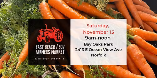 November 15 East Beach\/EOV Farmers Market