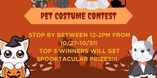 Halloween Pet Costume Contest