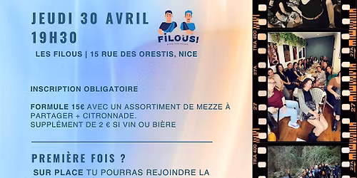 D\u00eener entre Copines \u00e0 Nice - Tranche 40-50 ans