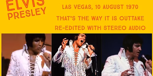 1970 LIVE! That's The Way It Was