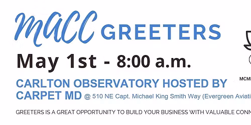 Chamber Greeters at Carlton Observatory Hosted by Carpet MD