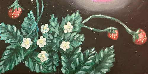 June's Strawberry Moon Paint Night