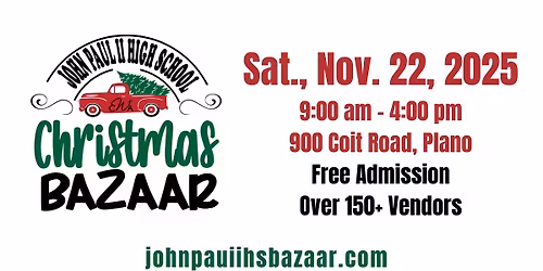 John Paul II High School Christmas Bazaar 2025