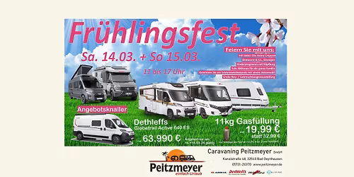 Frühlingsfest bei Caravaning Peitzmeyer