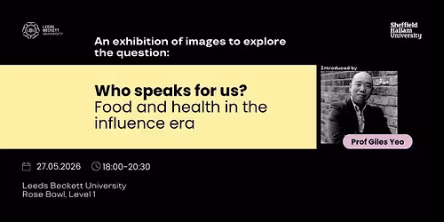 An exhibition: Who speaks for us? Food and health in the influence era