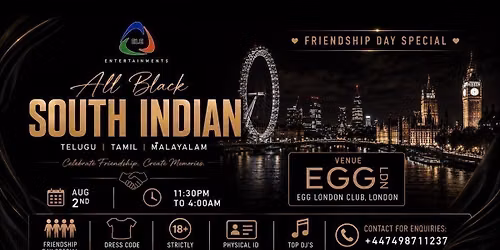 All Black Party Friendship day special by ELE ENTERTAINMENTS