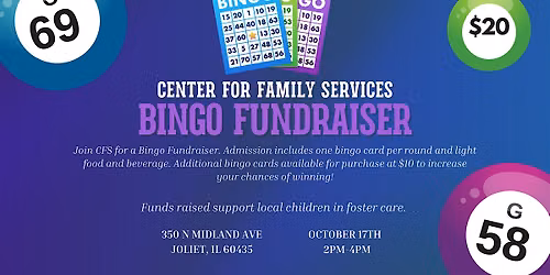 Center for Family Services' Bingo Fundraiser