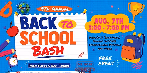 9th Annual Back To School Bash