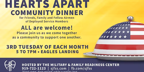 Hearts Apart Community Dinner (Base Access Only)