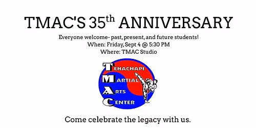 \ud83c\udf89TMAC'S 35TH ANNIVERSARY CELEBRATION!\ud83c\udf89