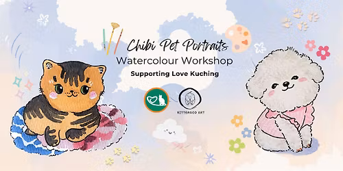 Chibi Pet Portraits Watercolour Workshop