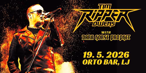 19.5. Tim Ripper Owens (ex Judas Priest) + Dark Horse Prophet - Orto bar