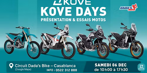 KOVE DAYS \u2013 PR\u00c9SENTATION & TEST RIDE