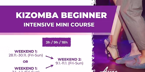 Kizomba Beginner Mini-Course (3h\/9h\/18h) - Weekend I