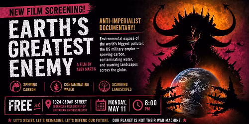 Earth's Greatest Enemy - Free Film Screening of the Environmental Expose