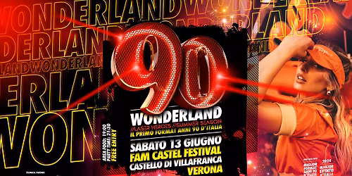 90 WONDERLAND @ Castello di Villafranca(Vr) \ud83d\udd34 Laser Tour - Ingresso Gratuito