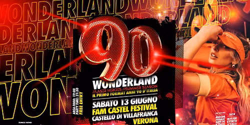 90 WONDERLAND @ Castello di Villafranca(Vr) \ud83d\udd34 Laser Tour - Ingresso Gratuito