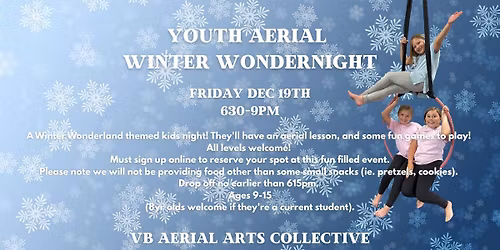 Kids Aerial Winter Wondernight