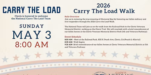 Carry The Load 2026 