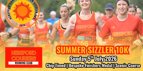 Hereford Couriers Running Club Summer Sizzler 10K 