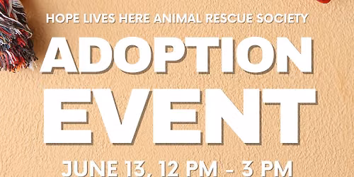 Hope Lives Here Pet Valu Adoption Event