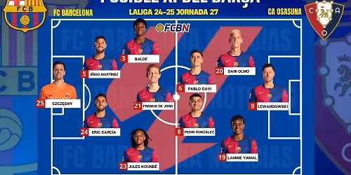 CA Osasuna vs FC Barcelona at El Sadar Stadium