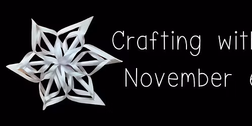 Crafting with Linda: Giant Paper Snowflakes