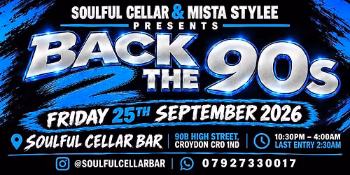 BACK 2 THE 90'S - (LADIES FREE BEFORE 11:30)