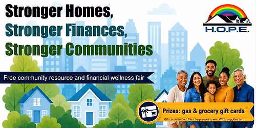 Stronger Homes, Stronger Finances, Stronger Communities