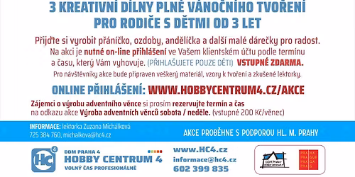 HC4: Velk\u00e1 v\u00e1no\u010dn\u00ed d\u00edlna | 22.11. | 13-16