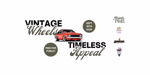 Vintage Wheels, Timeless Appeal : Car Show, Music, and Food Trucks!