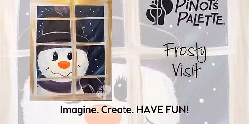 $30 Frosty Visit Family Painting