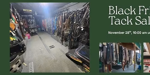 Black Friday Tack Sale 