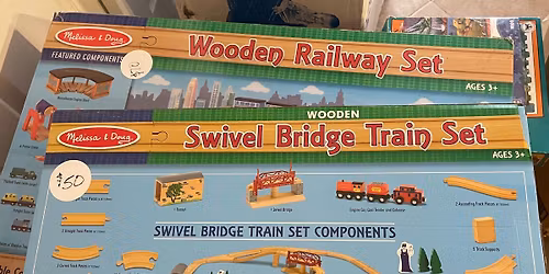 Rockville Yard Sale toys new in boxes.