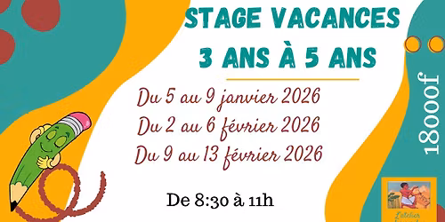 Stage grandes Vacances 3\/5 ans