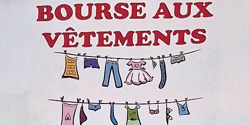 bourse aux v\u00eatements 