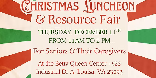 Christmas Luncheon & Resource Fair