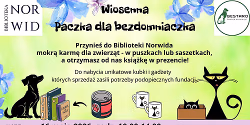 \ud83d\udc36Wiosenna Paczka dla Bezdomniaczka\ud83d\udc08\u200d\u2b1b