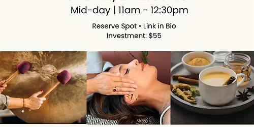 Gong + Reiki + Intention Setting