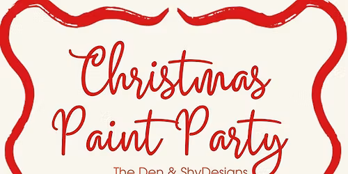Christmas paint party @the den