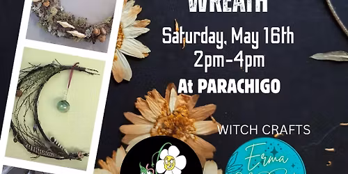 WITCH CRAFTS - Create your own Crescent Moon Wreath 