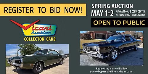 Vicari Auction Spring Sale!