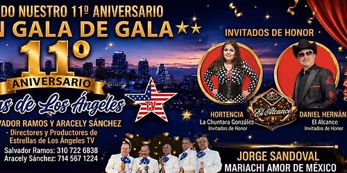 11 ANIVERSARIO DE ESTRELLAS DE LOS ANGELES TV