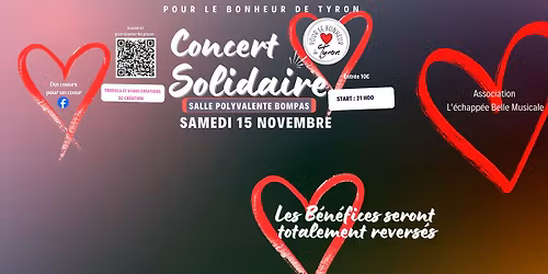 CONCERT SOLIDAIRE Pour Le Bonheur de Tyron