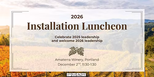 PMAR Annual Installation Luncheon