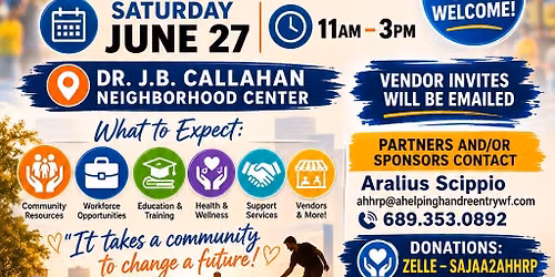 AHHRP\u2019S Community Resource Fair