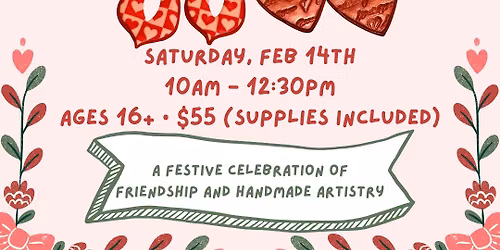 Galentine\u2019s Day Polymer Clay Earrings Workshop | Black Mountain Arts