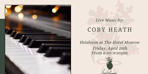 Live Music by Coby Heath