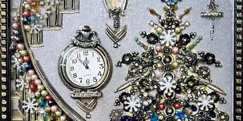 $50 Old fashioned Christmas tree Scene 